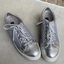 Metallic sneakers