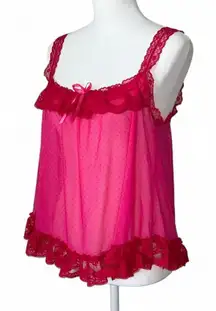 Victoria’s Secret Polka Dot Babydoll Top