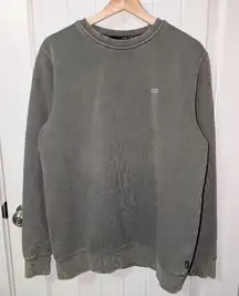 Vans Retro Comfy Crewneck Sweater Unisex Small Khaki Green