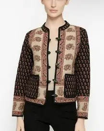 Calypso St. Barth silk quilted jacket EUC