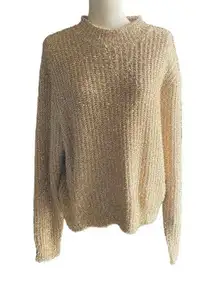 HYFVE Stunning gold metallic thread shimmer sweater