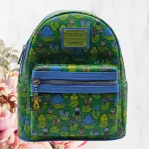 Loungefly Pixar Bug's Life Backpack Green Multicolor NWT