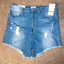 NWT C’est Toi Black Label High Waisted Jean Shorts