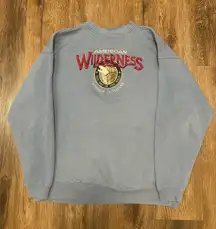 Vintage American Wilderness Wolf Sweatshirt