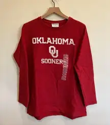 Champion Oklahoma Sooners Ribbed Longsleeve size small