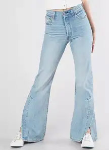 LEVI’S Premium Ribcage Split Flare jeans in Dazed and Confused