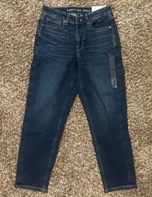 NWT American Eagle Mom Jean Blue 4 Short