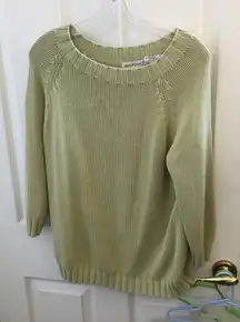 FINAL MARKDOWN white stag sweater medium