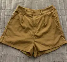 Womens shein brand linen high waisted shorts