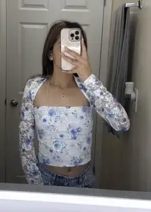 Windsor Long Sleeve Crop Top