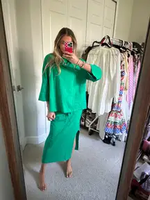 Amazon two piece matching skirt set 