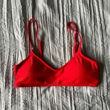 Red bikini top