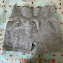 Gray Biker Shorts