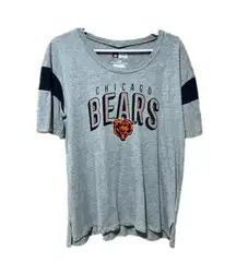 NFL Women’s Size Large Chicago Bears  Team Apparel Gray & Blue T-Shirt NWT