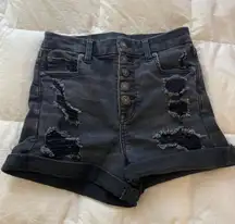 Outfitters Black Jean Shorts