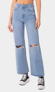 Edikted High-Rise Jeans Lori Wide-Leg