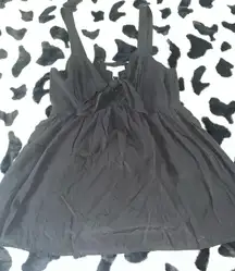 Mittoshop Black Babydoll Tank Top