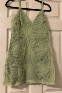 Le Lis Green Mini Dress PROM