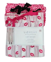 Lizwear Leopard and Kisses Capri Pajama Pants 2-Pack NWT Size XXL
