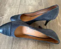 Brooks Brothers Suede Leather Cap Toe Pumps Classic Heels Size 10 Career‎ Formal