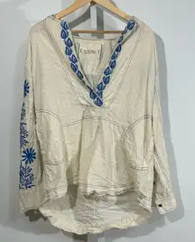 We The Free by Free People Embroidered Peasant Top – Small