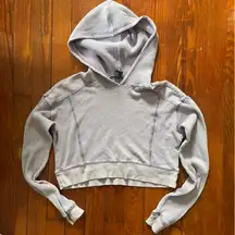 Wild Fabel Women's Lilac Purple Cropped Hoodie