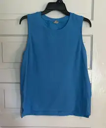 Tuff Athletics Blue Sleeveless Women's Athletic Top