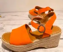 Espadrille Sandals, Size 9 1/2