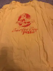 Stranger Things Surfer Boy Pizza Tee