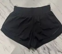 Lululemon Speed Up Shorts 2.5” Mid Rise Black Lined Running Athletic Women’s  6