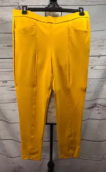 Anne Klein Yellow Stretchy Skinny Pants Size‎ 8