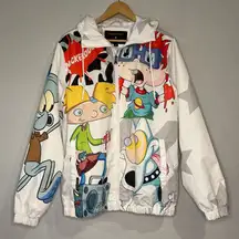 Nickelodeon SpongeBob Rugrats Hey Arnold adult unisex jacket S