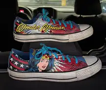 CONVERSE DC Comics Wonder Woman 131719F Low Top Sneakers EUC Wmn 8 ; Men 6