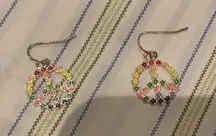 Peace sign Dingily earrings