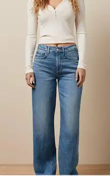 American Eagle  dreamy drape super high waisted baggy wide-leg jean