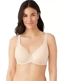 Wacoal 853192 Basic‎ Beauty Spacer Underwire T-Shirt Bra 36DD Sand Full Coverage