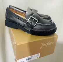 Zodiac Women's Black Renee Loafer Silver Black 7