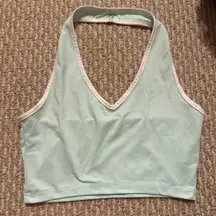 Green Halter Top