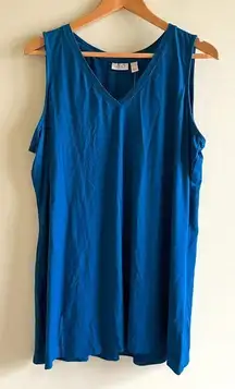 NEW LOGO Layers by Lori Goldstein Regular Tank Top Womens Size XL‎ Teal Green