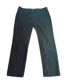 J. Jill Black Corduroy Button Zipper Pants Casual Comfortable Women's‎ Size 14