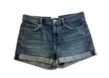 Current/Elliott The Boyfriend Rolled Jean Shorts Women's Size 28