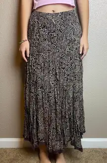 Indie Brown Maxi Skirt