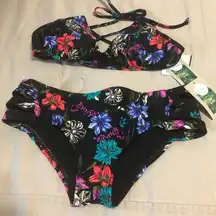 Surf bikini small top xsmall bottoms