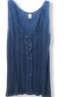 Bobeau Navy Tank Top
