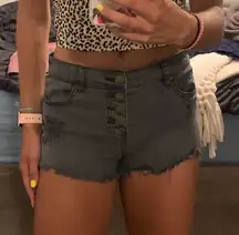 Black Denim Shorts Size 26