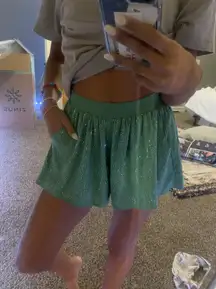 sparkly shorts