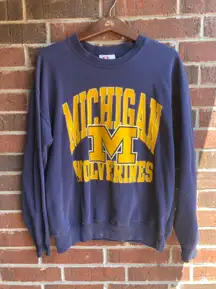 Vintage University Of Michigan Wolverines Sweatshirt