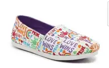 Toms  Alpargata Unity Love Wins Slip on Shoes NWT Size 5 Pride Rainbow Sneakers