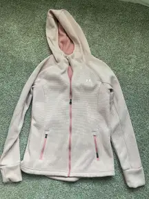 Under Armour Pink Zip Up Jacket