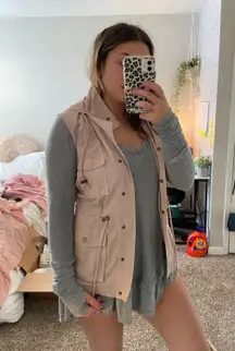 Light Pink Sleeveless Vest